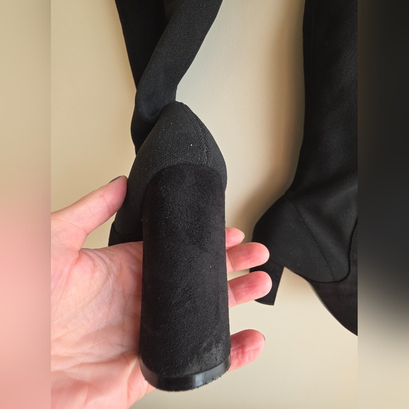 Steve Madden Black Over the Knee Boots - Picture 9 of 12